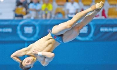 湖北选手王宗源喜获跳水世界杯金牌