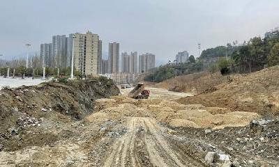 十堰城区又一条道路全面开工建设 将在今年7月投入使用