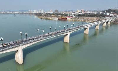焕然一新！改造后的丹江口市均州大桥将于本月底恢复通车