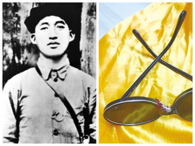 郧西发现红25军“军魂”吴焕先戴过的眼镜
