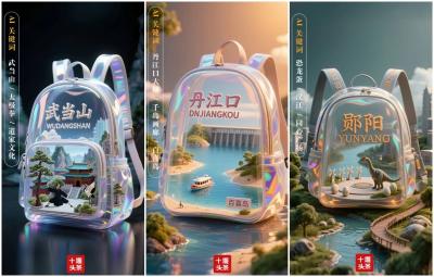 AI创意海报 | 中国旅游日，把十堰山水人文装进你的背包