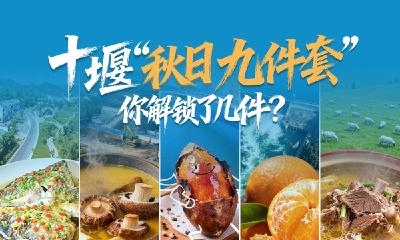 AI创意海报 | 仪式感拉满！十堰“秋日九件套”上线，你解锁了几件？