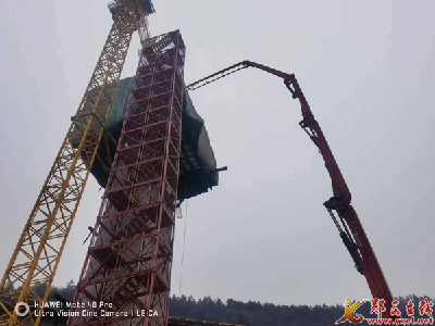 新年开门红！西十高铁站前2标首个连续梁O#号块顺利浇筑