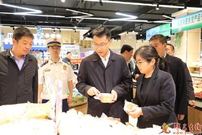 王兵督导安全生产、防汛应急、市场保供等工作