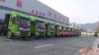 湖北天道新能源车批量销往山东