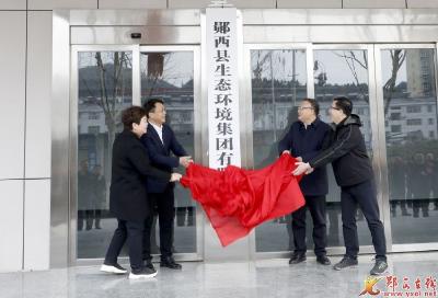 城关污水处理厂提标改造项目开工暨郧西县生态环保集团有限公司揭牌仪式举行