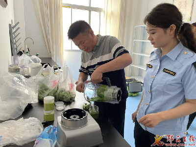 省农产品质量安全检测中心来我县开展农产品监测抽样工作