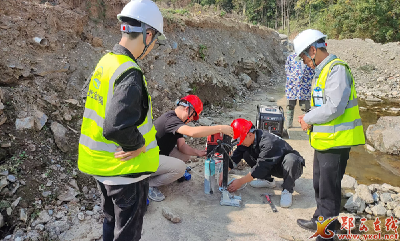 我县委托第三方开展在建水利工程“飞检”