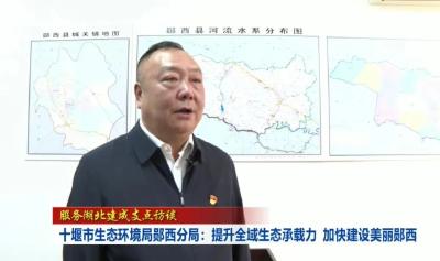 【服务湖北建成支点访谈】十堰市生态环境局郧西分局：提升全域生态承载力 加快建设美丽郧西