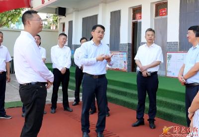 王兵李光锐督导重点项目建设工作