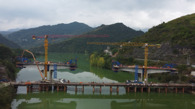 12月底主体合龙！两夹路冷水河大桥建设顺利推进