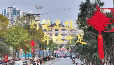 大红灯笼高高挂起