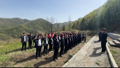 店子镇开展清明“缅怀英烈”活动