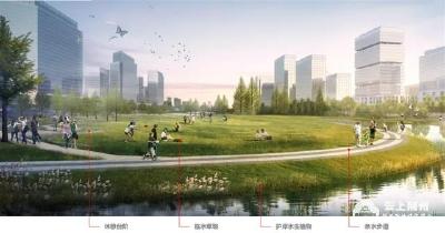 荆州大学城中央公园预计2023年元旦后对外开放