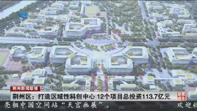 荆州区:打造区域性科创中心 12个项目总投资113.7亿元