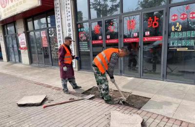 荆州区城管开展市政基础设施整修提升行动