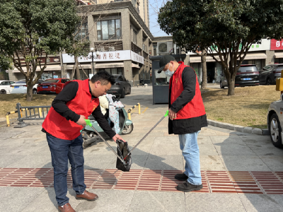 荆州区郢城镇开展学雷锋志愿服务，书写新时代雷锋故事