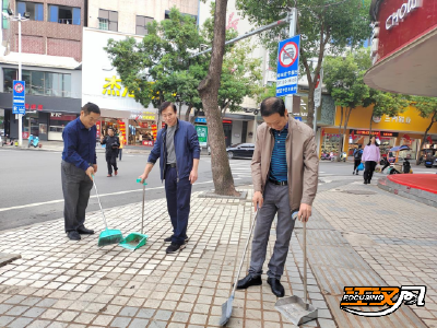 石首市供销社联谊集团开展“中秋、国庆节”  环境卫生整治工作