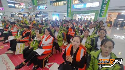 荆州市首届保洁员职业技能大赛正式开赛