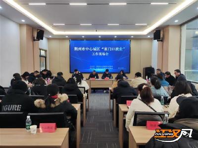 荆州召开中心城区“家门口就业”工作现场会
