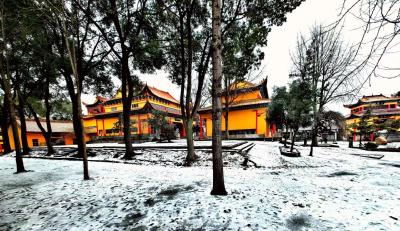 荆州人眼中的最美雪景