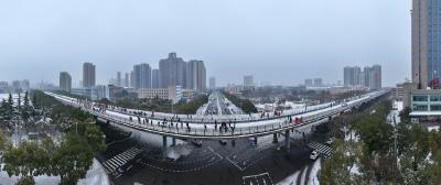【图文直播】荆州干群铲冰除雪进行时
