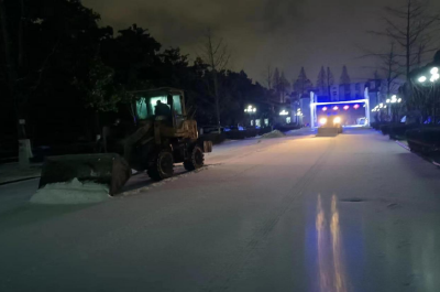 荆州区东城街道：铲雪除冰保平安 众志成城暖人心