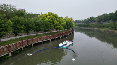 清渠洁岸·共同缔造|荆州市引入“黑科技”下水治理护城河水体
