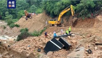 沉痛！梅大高速茶阳路段塌方死亡人数上升......