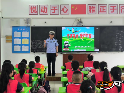 荆州经开区岑河农场初级中学开展交通安全宣讲
