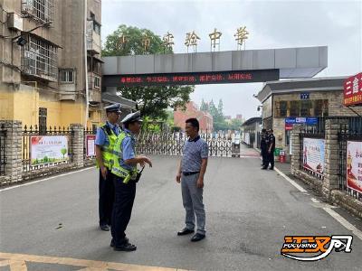 中考考生将在雨中赶考  荆州交管部门做好护考准备