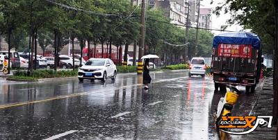 此轮最大降雨出现在荆州中心城区 最大超过60毫米