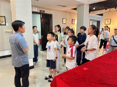 第二十一届中国荆州市·日本会津若松市青少年书画作品交流展开展