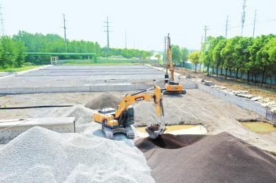 荆州经开区人工湿地项目建设提速