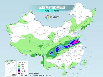 河南山东等地有强降雨 南方大范围高温持续