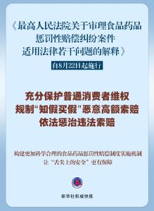 新华社权威快报｜保护普通消费者维权、规制“知假买假”……最高法作出司法解释