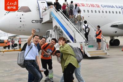 国产大飞机C919，旅客已达50万人次！ 