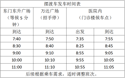 荆州这所医院开通免费摆渡车！设2个站点→