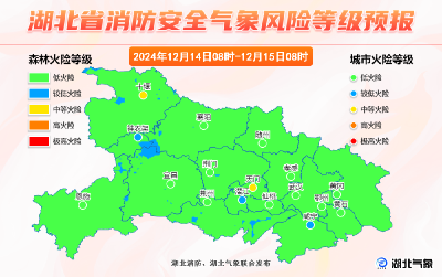 湖北气象消防安全风险提示周报（12月13日至12月19日） 