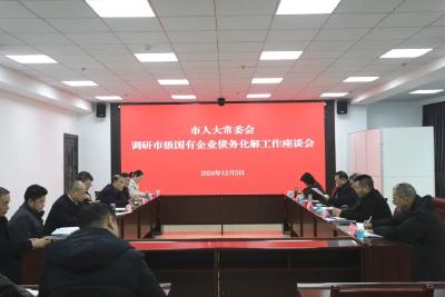 周汉中带队调研市级国有企业债务化解工作