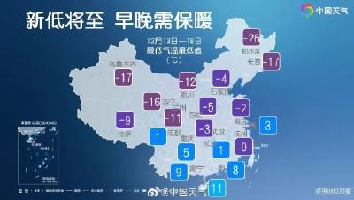 -6.6℃！湖北要下雪了