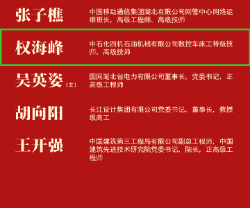 荆州6人，获全国表彰！
