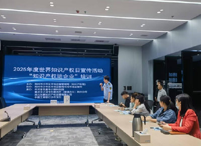 沙市区开展知识产权进企业活动