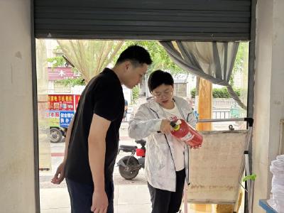 荆州区通会桥社区开展“五一”节前消防安全检查