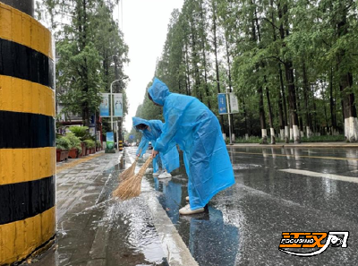 沙市区文化宫社区多措并举筑牢防汛安全防线