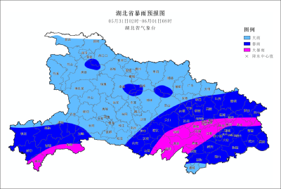 湖北省发布暴雨橙色预警