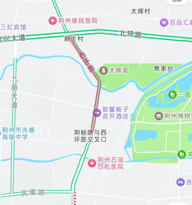 5月20日起，荆州这段路交通管制！