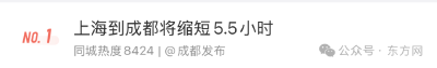 新高铁线来了！上海⇌成都将缩短5.5小时，建成时间公布