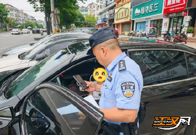 5岁萌娃高温天被锁车内，松滋民警隔窗传授方法自救
