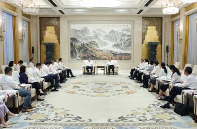 王忠林会见中金公司董事长陈亮 持续深化务实合作 做强支点建设金融支撑